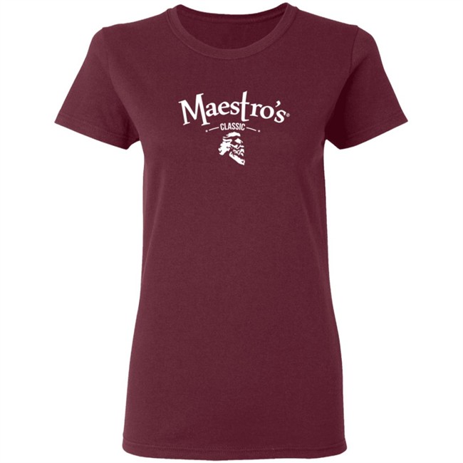 Maestro's Classic Black White Logo Tee Maestro's Classic Black White Logo Tee