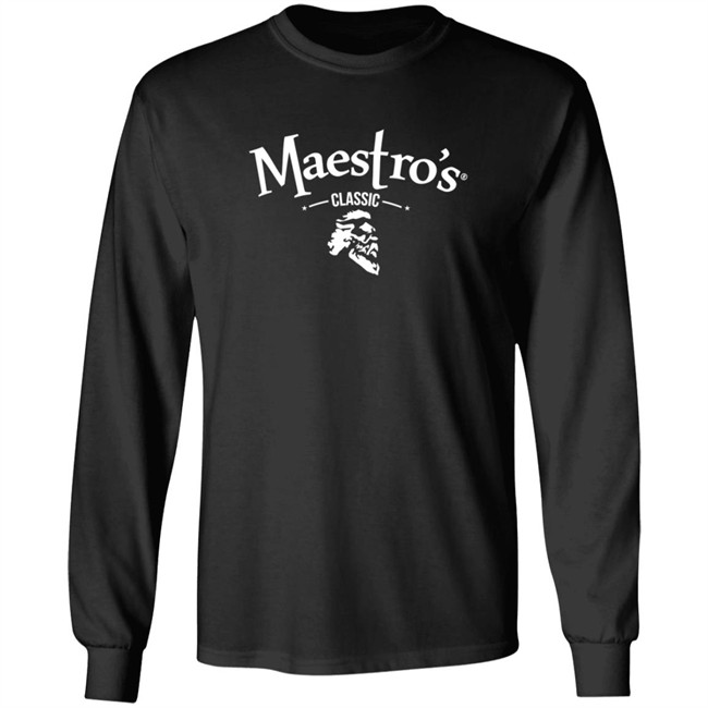 Maestro's Classic Black White Logo Tee Maestro's Classic Black White Logo Tee