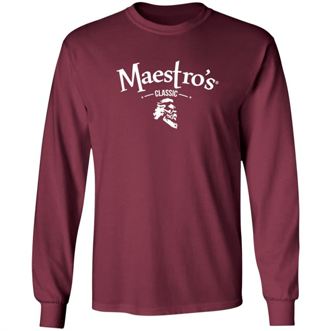 Maestro's Classic Black White Logo Tee Maestro's Classic Black White Logo Tee