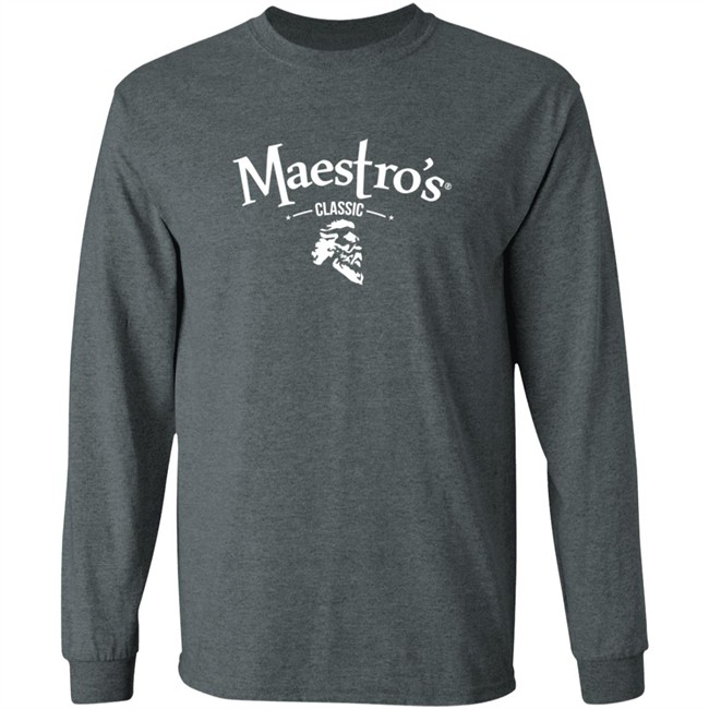 Maestro's Classic Black White Logo Tee Maestro's Classic Black White Logo Tee