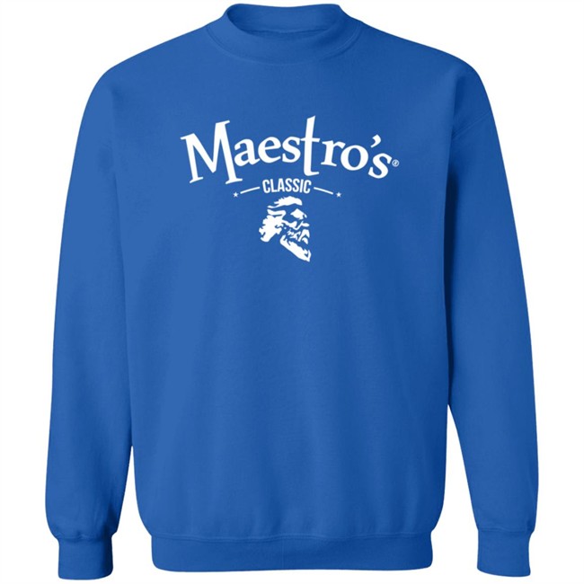 Maestro's Classic Black White Logo Tee Maestro's Classic Black White Logo Tee