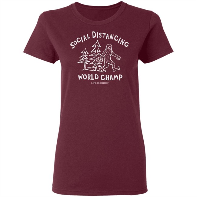 SOCIAL DISTANCING BIG FOOT CRUSHER Life Is Good Shirt Life Is Good lifeisgood Black T Shirts SOCIAL DISTANCING BIG FOOT CRUSHER Life Is Good Shirt Life Is Good lifeisgood Black T Shirts