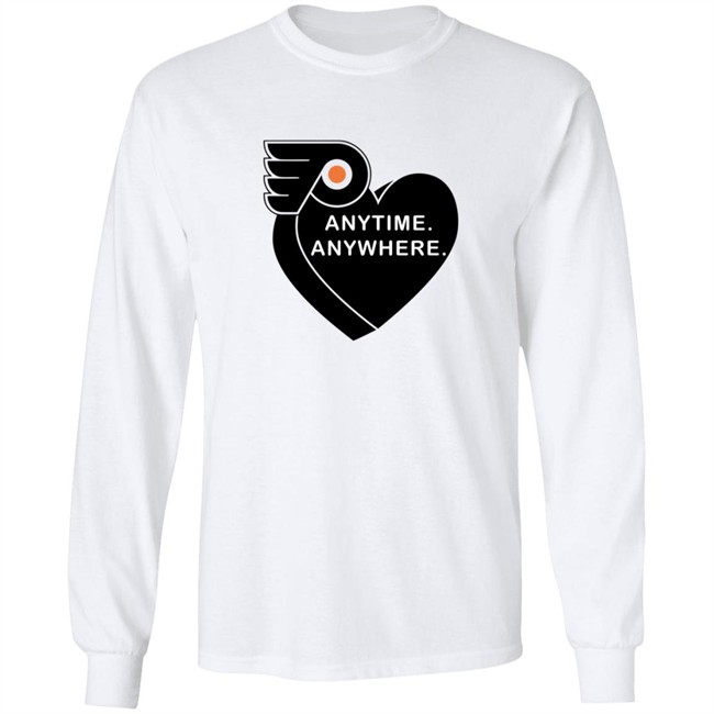 Anytime Anywhere Flyers Shirt Philadelphia Flyers X Amberella Anytime Anywhere Shirt Anytime Anywhere Flyers Shirt Philadelphia Flyers X Amberella Anytime Anywhere Shirt