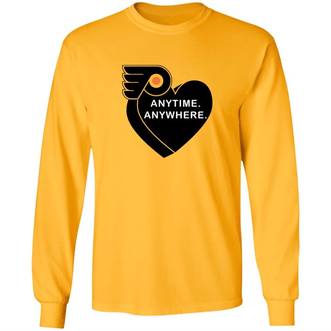 Anytime Anywhere Flyers Shirt Philadelphia Flyers X Amberella Anytime Anywhere Shirt Anytime Anywhere Flyers Shirt Philadelphia Flyers X Amberella Anytime Anywhere Shirt