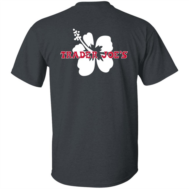 Limited Edition Trader Joe's Navy Pullover Hibiscus Hoodie Limited Edition Trader Joe's Navy Pullover Hibiscus Hoodie
