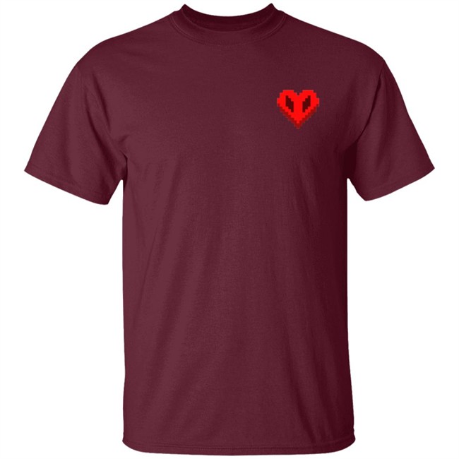 Limited Edition Ph1lza Merch Hardcore Heart Tee Shirt Limited Edition Ph1lza Merch Hardcore Heart Tee Shirt
