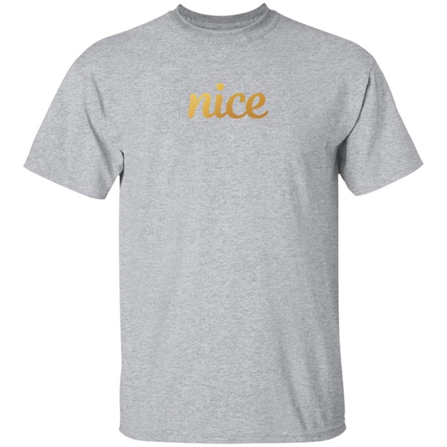 Limited Edition Daltoosh Merch Nice Gold Foil T Shirt Limited Edition Daltoosh Merch Nice Gold Foil T Shirt