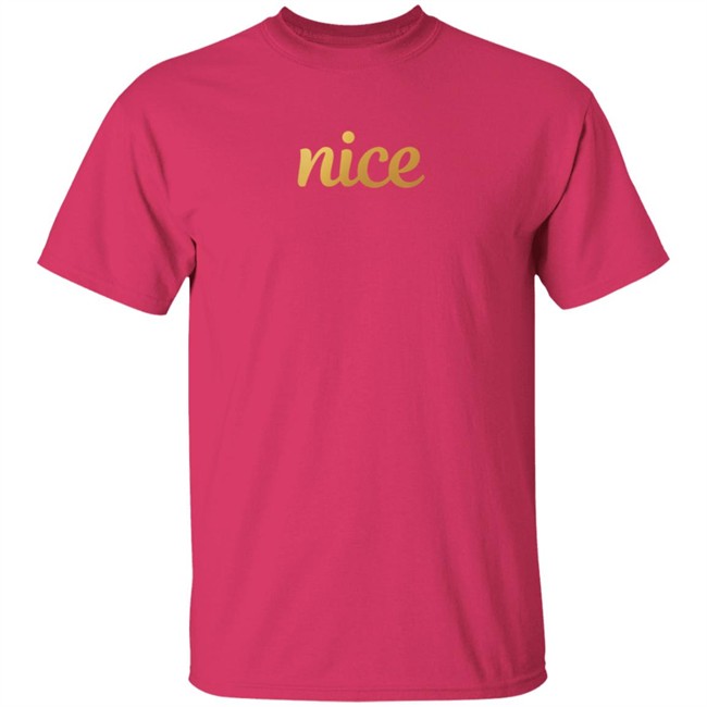 Limited Edition Daltoosh Merch Nice Gold Foil T Shirt Limited Edition Daltoosh Merch Nice Gold Foil T Shirt