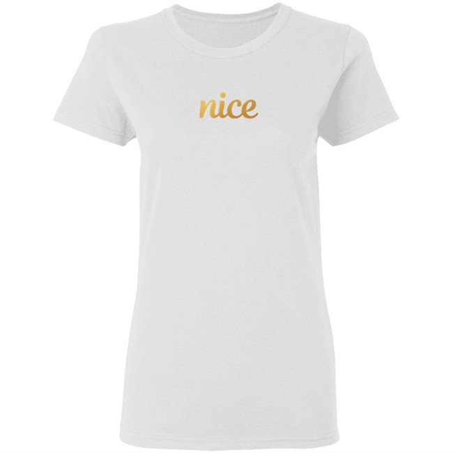 Limited Edition Daltoosh Merch Nice Gold Foil T Shirt Limited Edition Daltoosh Merch Nice Gold Foil T Shirt