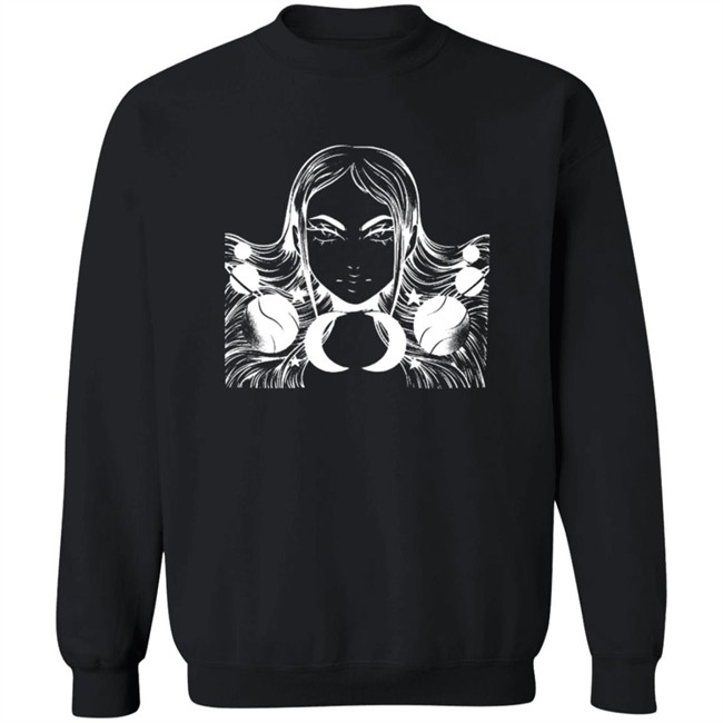 Cheerful Art And Design Celestial Witch Sweatshirt Cheerful Art And Design Celestial Witch Sweatshirt