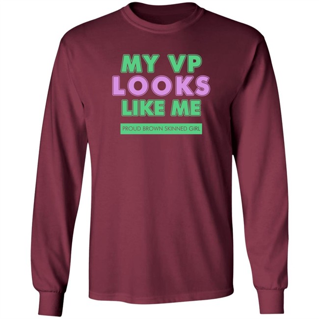 Corey Collington My Vp Looks Like Me Proud Brown Skinned Girl Shirt Corey Collington My Vp Looks Like Me Proud Brown Skinned Girl Shirt
