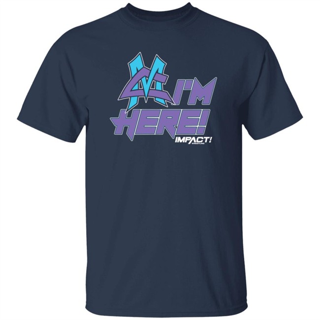 Limited Edition ShopImpact Impact Matt Cardona I'm Here T Shirt Limited Edition ShopImpact Impact Matt Cardona I'm Here T Shirt