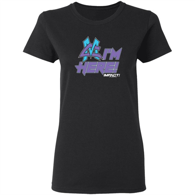 Limited Edition ShopImpact Impact Matt Cardona I'm Here T Shirt Limited Edition ShopImpact Impact Matt Cardona I'm Here T Shirt