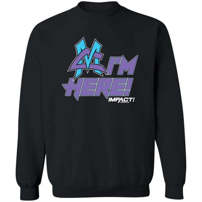 Limited Edition ShopImpact Impact Matt Cardona I'm Here T Shirt Limited Edition ShopImpact Impact Matt Cardona I'm Here T Shirt