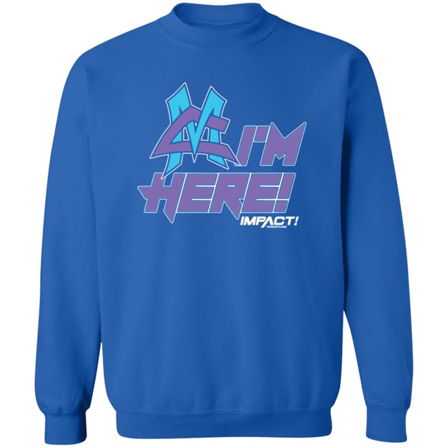 Limited Edition ShopImpact Impact Matt Cardona I'm Here T Shirt Limited Edition ShopImpact Impact Matt Cardona I'm Here T Shirt