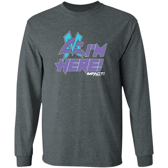 Limited Edition ShopImpact Impact Matt Cardona I'm Here T Shirt Limited Edition ShopImpact Impact Matt Cardona I'm Here T Shirt