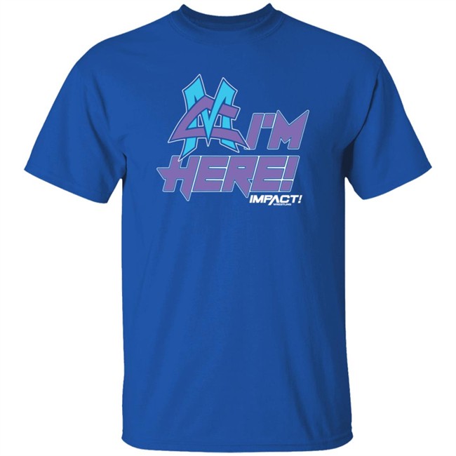 Limited Edition ShopImpact Impact Matt Cardona I'm Here T Shirt Limited Edition ShopImpact Impact Matt Cardona I'm Here T Shirt