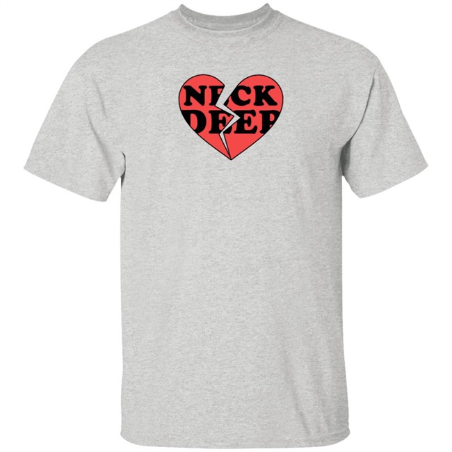 Limited Edition Neck Deep Merch Broken Heart Shirt Broken Heart Neck Deep Shirt