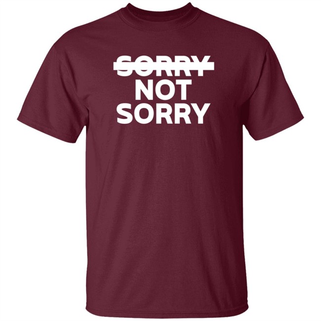 Sorry Not Sorry Hoodie Sorry Not Sorry Hoodie