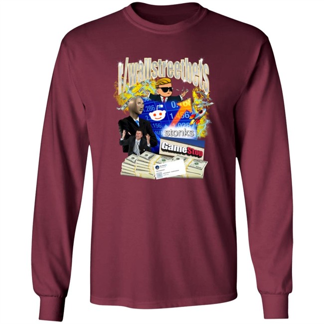Limited Edition GameStop Pizzaslime Merch The R Wallstreetbets T Shirt To Reddit stonks going up The R Wallstreetbets T Shirt Limited Edition GameStop Pizzaslime Merch The R Wallstreetbets T Shirt To Reddit stonks going up The R Wallstreetbets T Shirt