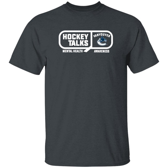 Vancouver Canucks Hockey Talks T Shirt Vancouver Canucks Hockey Talks T Shirt