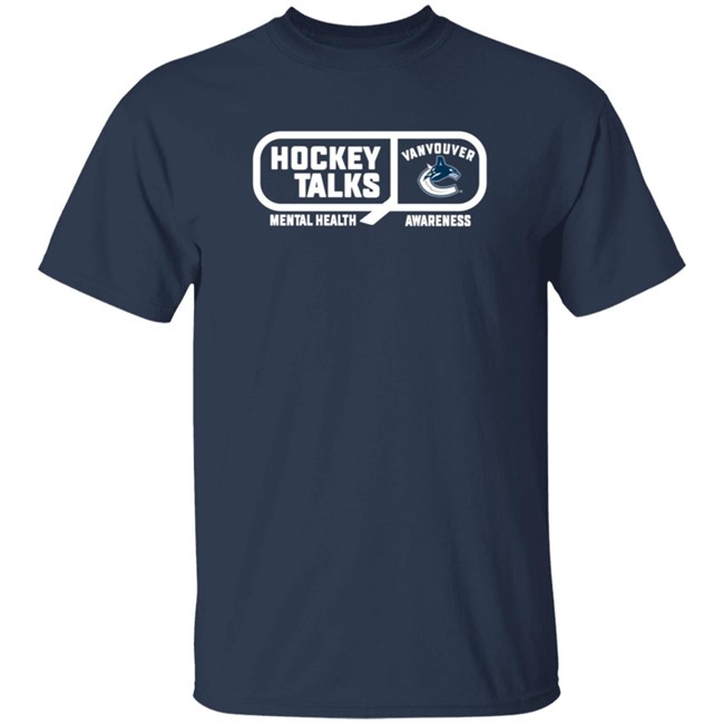 Vancouver Canucks Hockey Talks T Shirt Vancouver Canucks Hockey Talks T Shirt