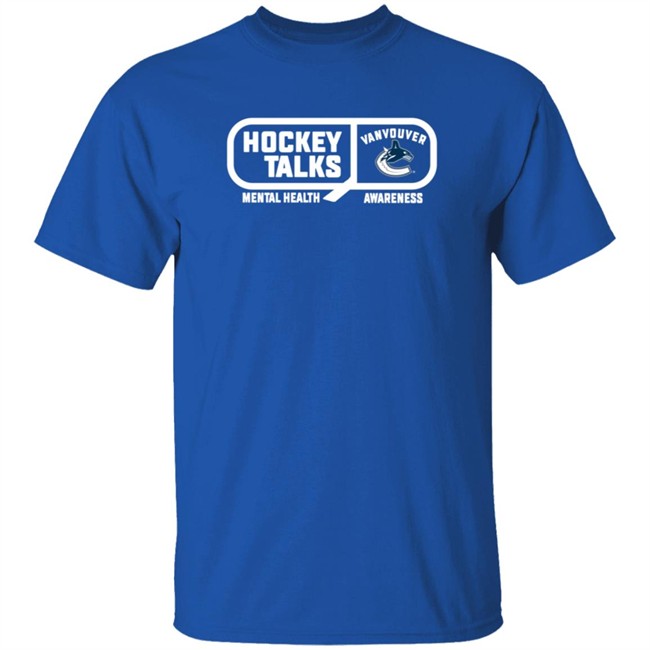 Vancouver Canucks Hockey Talks T Shirt Vancouver Canucks Hockey Talks T Shirt