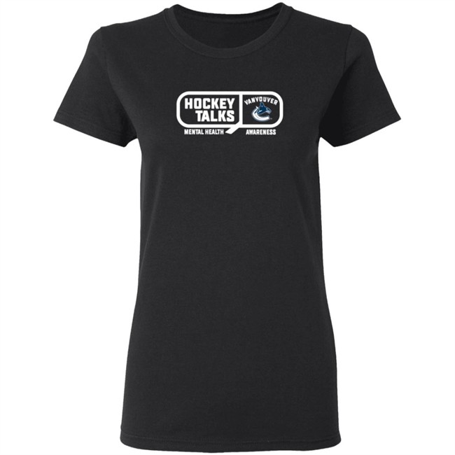 Vancouver Canucks Hockey Talks T Shirt Vancouver Canucks Hockey Talks T Shirt
