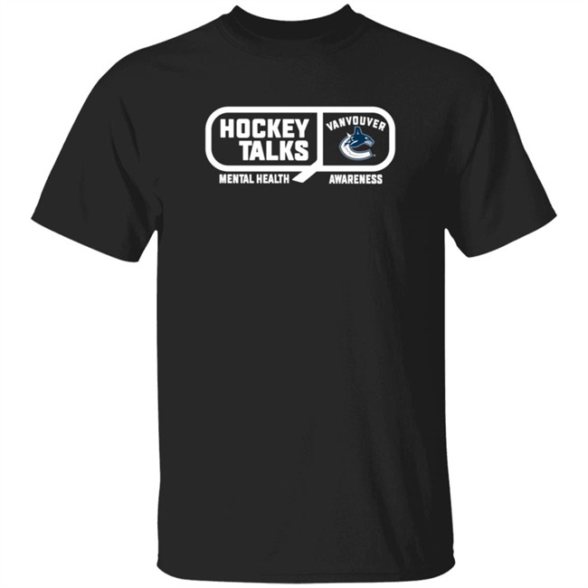 Vancouver Canucks Hockey Talks T Shirt Vancouver Canucks Hockey Talks T Shirt