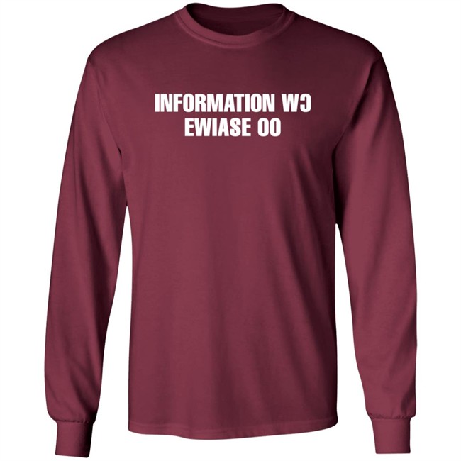 Information Wc Ewiase 00 T Shirt Information Wc Ewiase 00 T Shirt