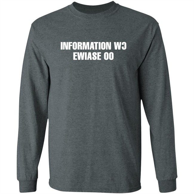 Information Wc Ewiase 00 T Shirt Information Wc Ewiase 00 T Shirt