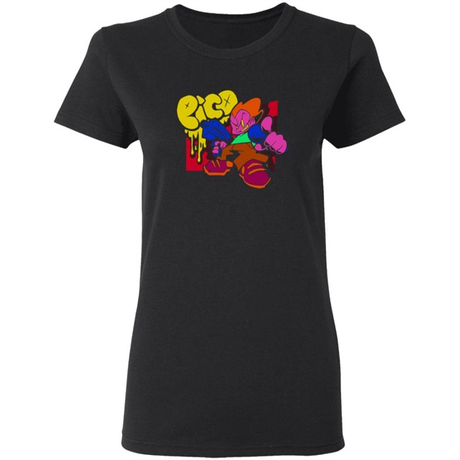 Limited Edition Phantom Arcade New Grounds Pico T Shirt Limited Edition Phantom Arcade New Grounds Pico T Shirt