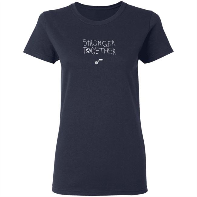 Limited Edition Utah Jazz Jazz Team Store 21 Stronger Together Bhm Shirt Limited Edition Utah Jazz Jazz Team Store 21 Stronger Together Bhm Shirt