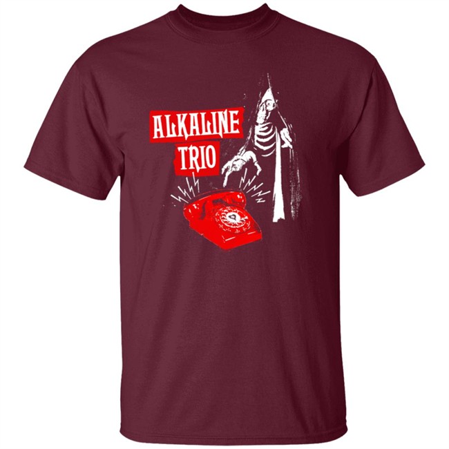 Alkaline Trio Call Me Tee Shirt Alkaline Trio Call Me Tee Shirt