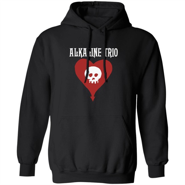 Alkaline Trio Merch Heartskull Shirt Alkaline Trio Merch Heartskull Shirt