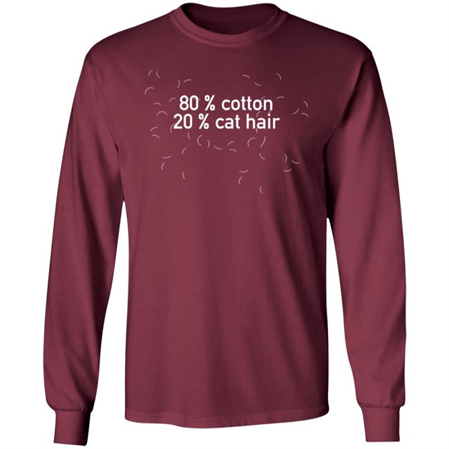 80 Cotton 20 Cat Hair T Shirt 80 Cotton 20 Cat Hair T Shirt