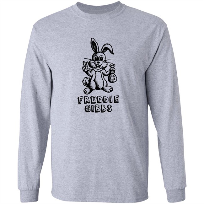 Limited Edition Kanecomics Freddie Gibbs Cartoon Bunny Hoodie Limited Edition Kanecomics Freddie Gibbs Cartoon Bunny Hoodie