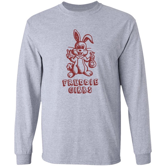 Limited Edition Kanecomics Freddie Gibbs Cartoon Bunny Long Sleeve Limited Edition Kanecomics Freddie Gibbs Cartoon Bunny Long Sleeve