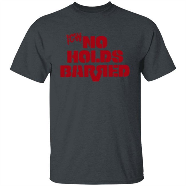 Icw No Holds Barred Classic Logo Shirt Red Icw No Holds Barred Classic Logo Shirt Red