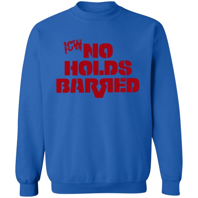 Icw No Holds Barred Classic Logo Shirt Red Icw No Holds Barred Classic Logo Shirt Red
