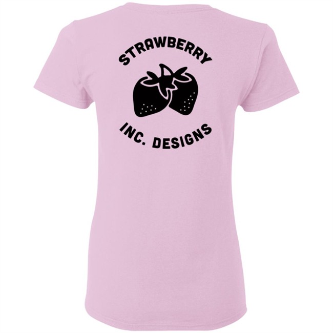 Limited Edition Strawberry Inc Designs Pink Shirt Limited Edition Strawberry Inc Designs Pink Shirt