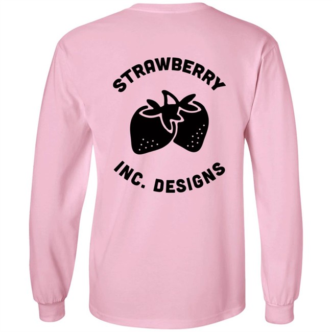 Limited Edition Strawberry Inc Designs Pink Shirt Limited Edition Strawberry Inc Designs Pink Shirt