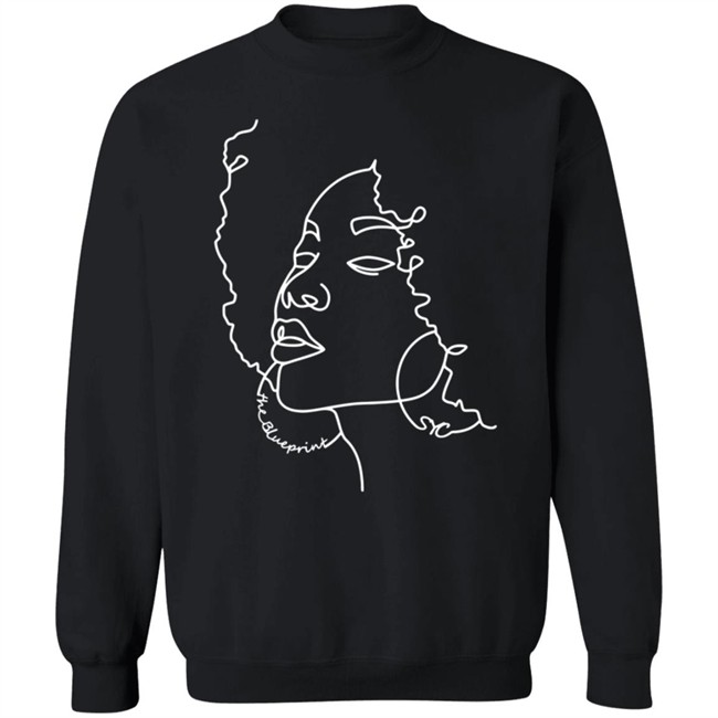 Soho Youth Club Black Girl Blueprint Sweatshirt Soho Youth Club Black Girl Blueprint Sweatshirt