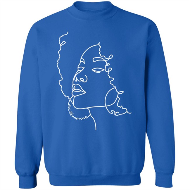 Soho Youth Club Black Girl Blueprint Sweatshirt Soho Youth Club Black Girl Blueprint Sweatshirt