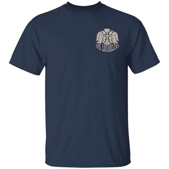 Lumineers Merch Soaring Eagle Crest Shirt Lumineers Merch Soaring Eagle Crest Shirt