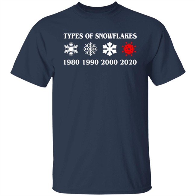 Inspire Uplift Types Of Snowflakes Tee Shirt Inspire Uplift Types Of Snowflakes Tee Shirt