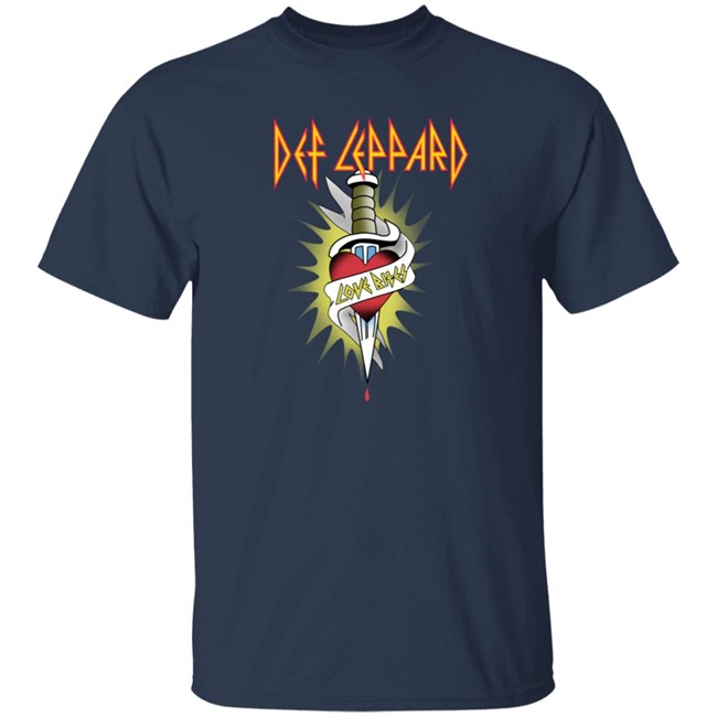 Def Leppard Love Bites Long Sleeve T Shirt Def Leppard Love Bites Long Sleeve T Shirt