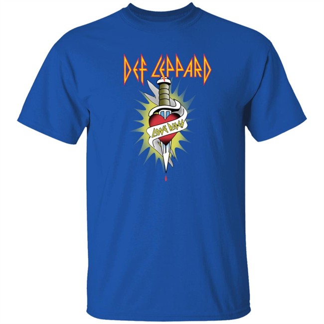 Def Leppard Love Bites Long Sleeve T Shirt Def Leppard Love Bites Long Sleeve T Shirt