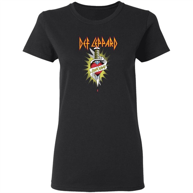 Def Leppard Love Bites Long Sleeve T Shirt Def Leppard Love Bites Long Sleeve T Shirt