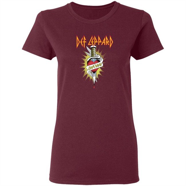 Def Leppard Love Bites Long Sleeve T Shirt Def Leppard Love Bites Long Sleeve T Shirt